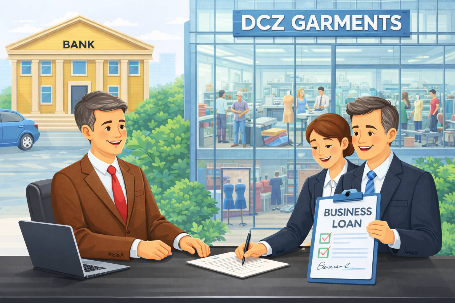 Business Loan Illustration