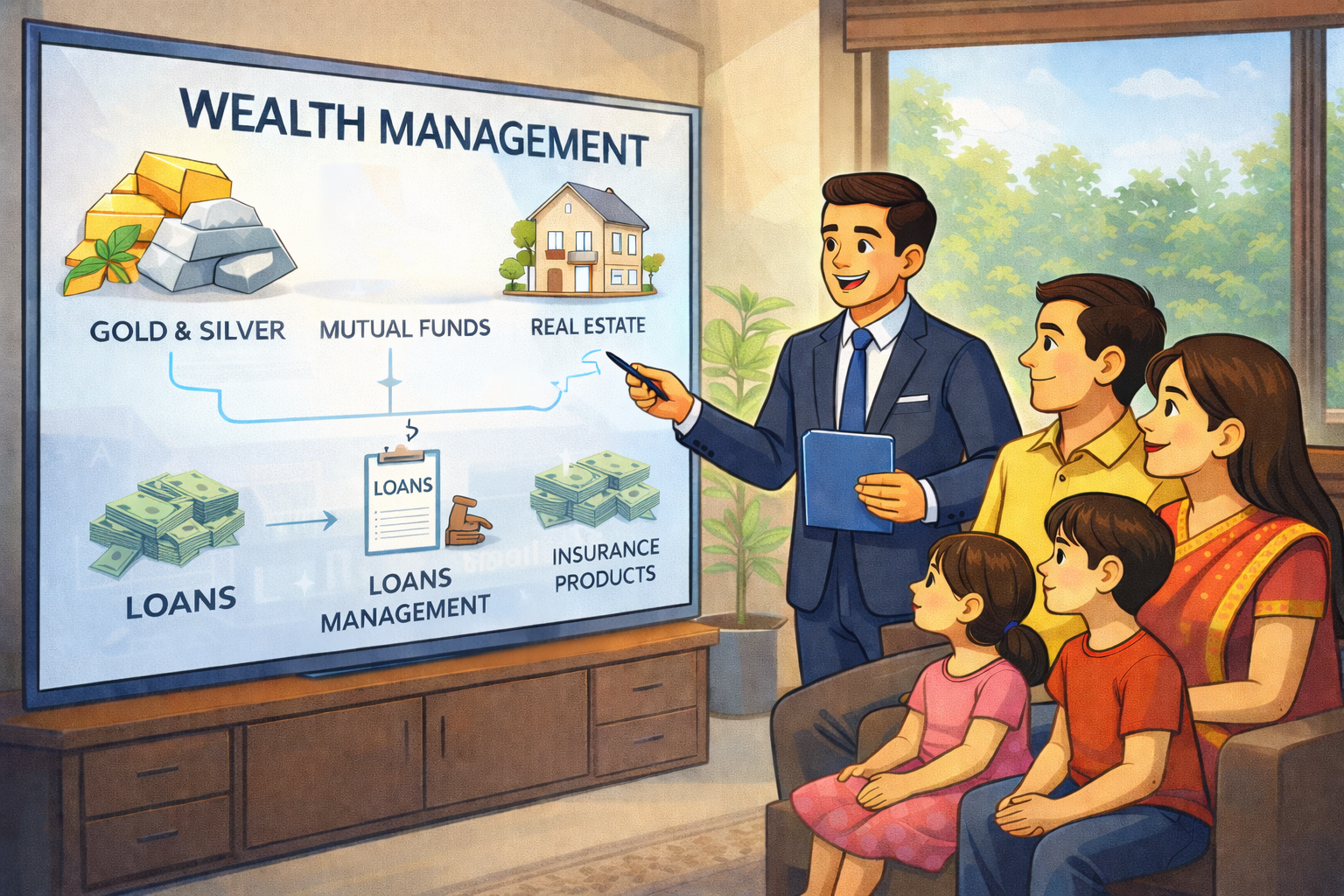 Wealth Management Illustration
